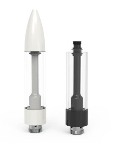 Smart-510-bullet-tip-Ceramic-cartridge-1-gram-capacity-Wholesale-white-and-black-opened