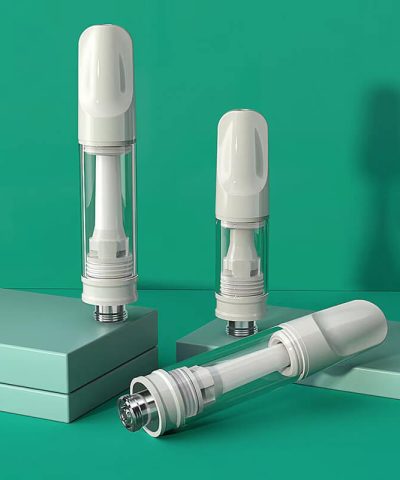 Ceramic 510 Cartridge with 4 intake hole for distillate thc Delta 8 oil 0.5 and 1 gram show