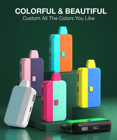 2 gram carts dual flavor disposable pen for dab wax and delta 8 hhc oil vape VEGA25 color case and customized color