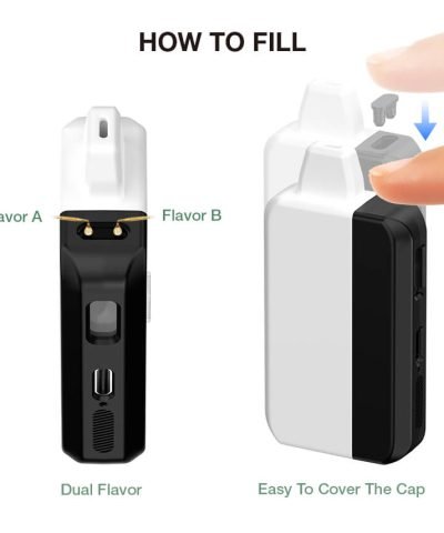 2 gram carts dual flavor disposable pen for dab wax and delta 8 hhc oil vape VEGA25 fill 2 kind oil