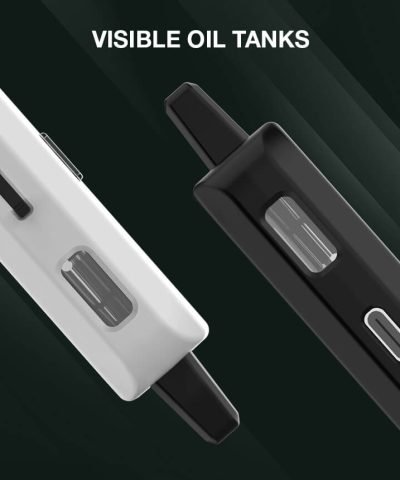 2 gram carts dual flavor disposable pen for dab wax and delta 8 hhc oil vape VEGA25 with visible oil tank