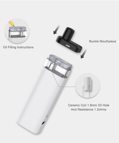 2 gram empty carts disposable wax pen for hhc delta 8 extract oil VEGA23 easy fill oil