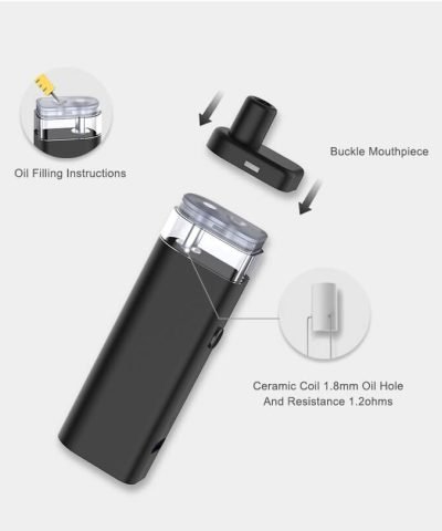 3 gram cartridge empty disposable vape pen VEGA233 for wax and dab pen