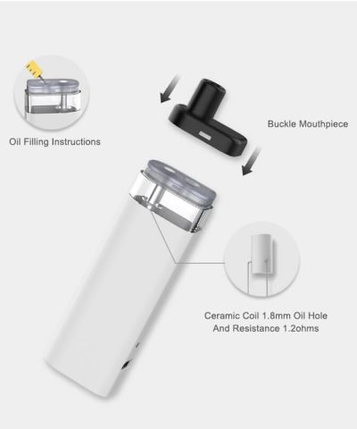 3 gram carts empty wax pen for wax dab vape pen package VEGA232 easy to fill oil and seal