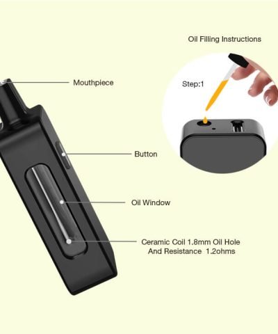 5 gram cartridge cart pen empty dispisable wax dab pen VEGA24 easy fill and seal