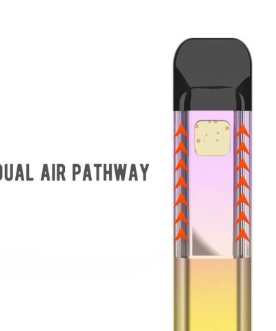 1 gram empty disposable vape cartridge pen VEGA03 Dual AIr Pathway design