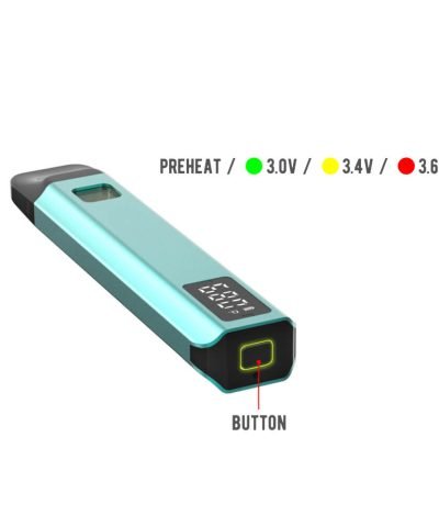 1 gram empty disposable vape cartridge pen VEGA03 with Preheating function