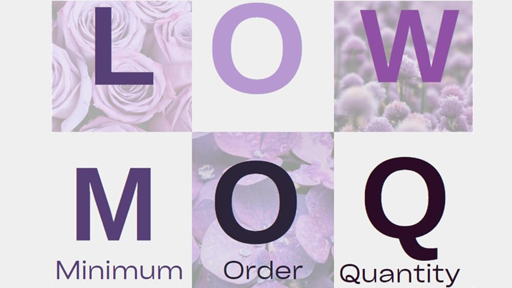 LOW-MOQ required