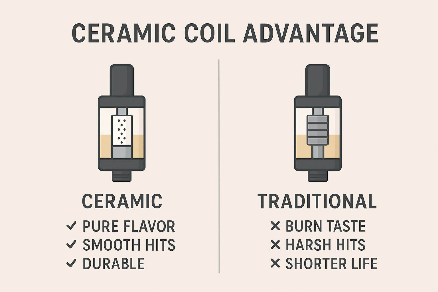 CERAMIC COIL ADVANTAGE