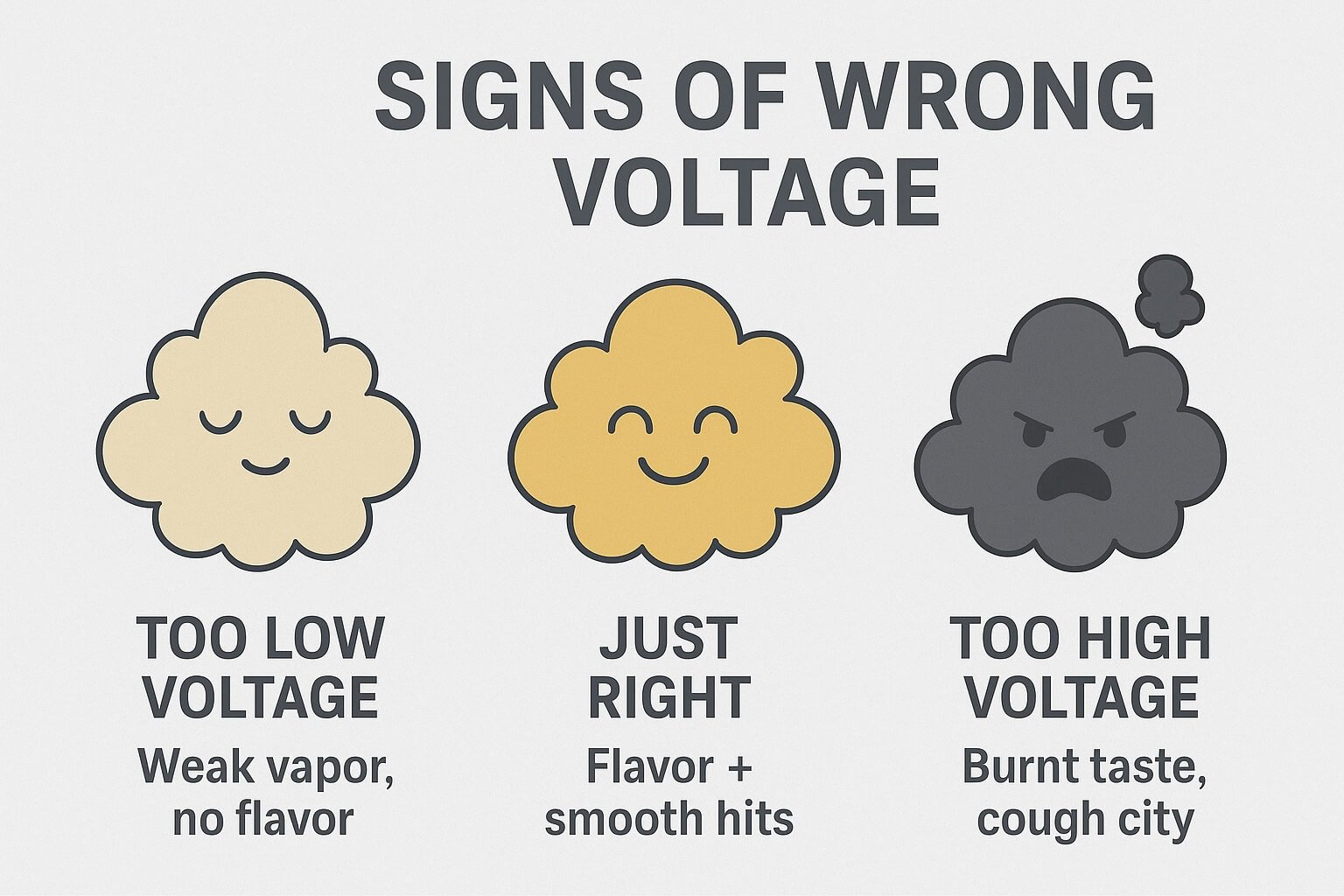 SIGNS OF WRONG VOLTAGE